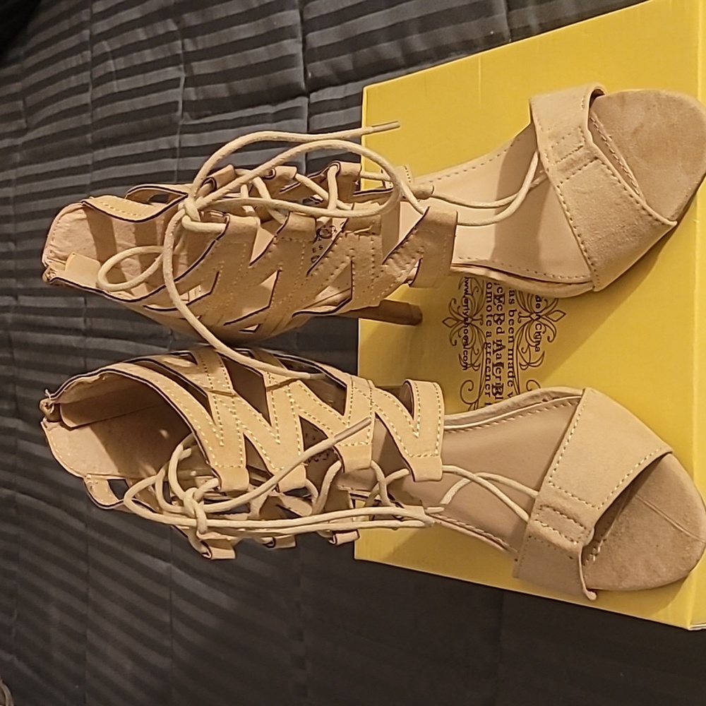 High Heel Peep-Toe Shoes